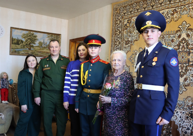 Встреча с жительницей блокадного Ленинграда.